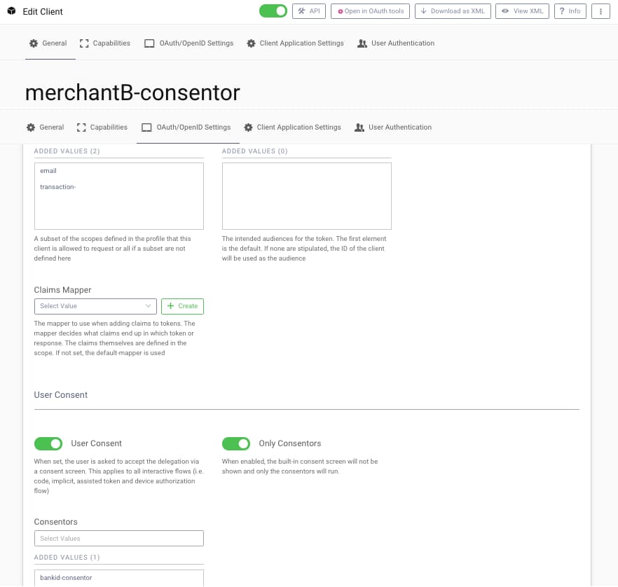 Bank Connection