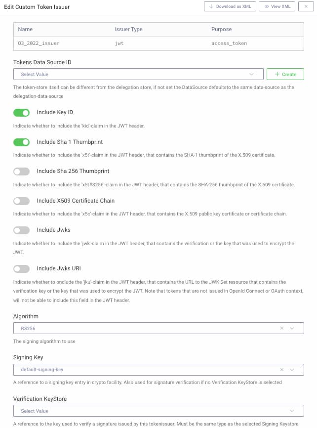 New Token Issuer
