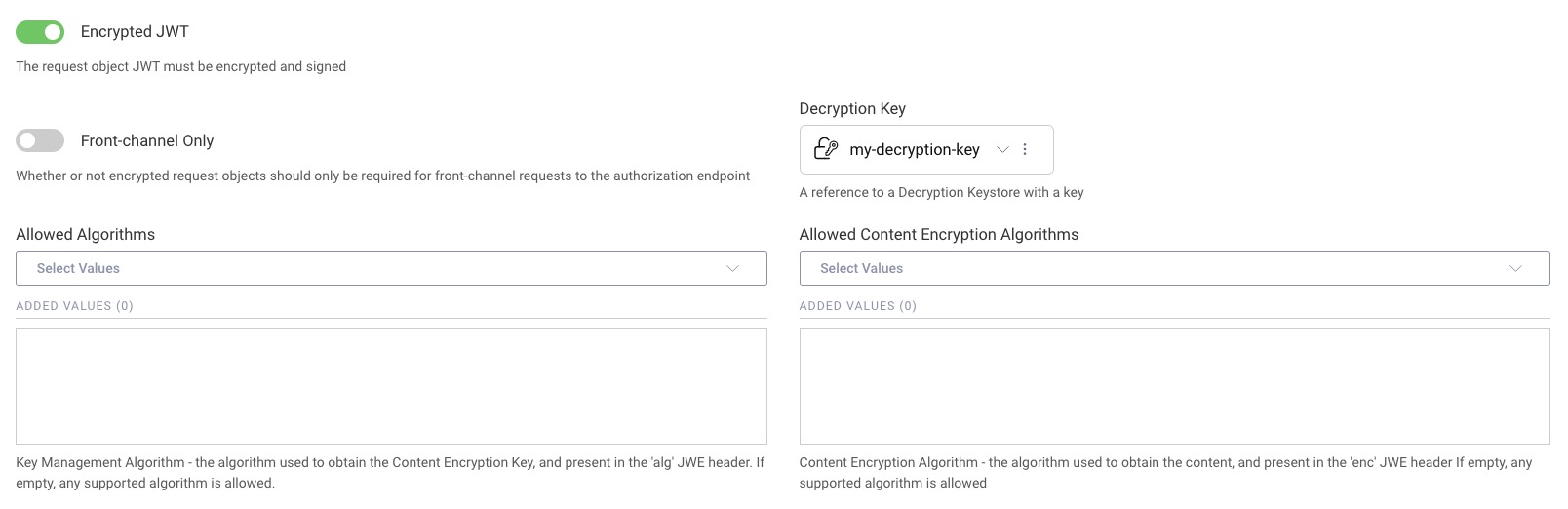 Encrypted JWT