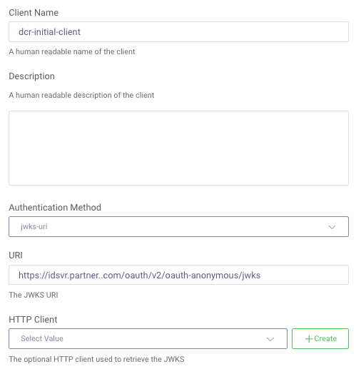 DCR Certificate Secret