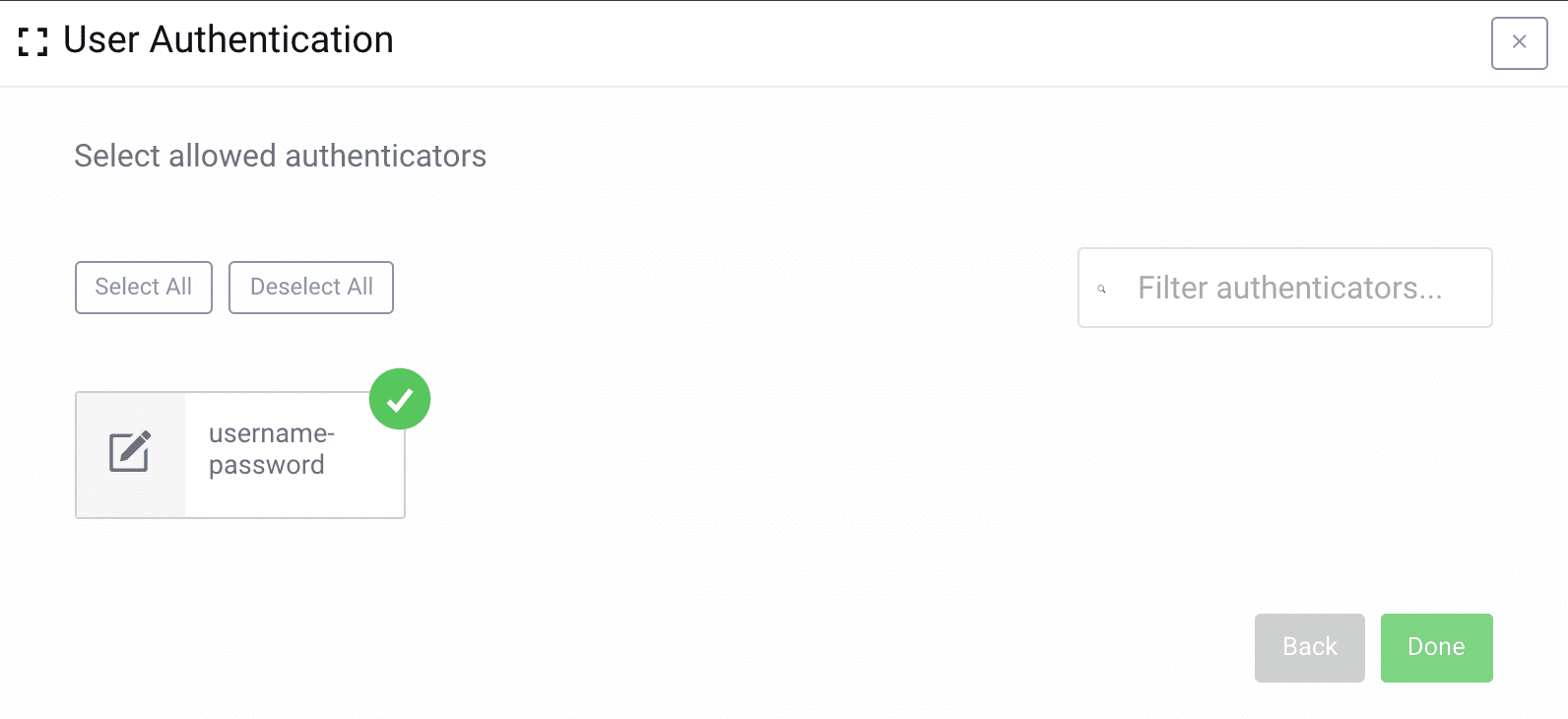 User Authentication
