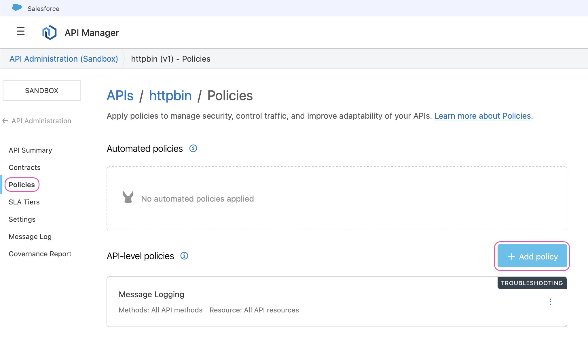 Add a Policy