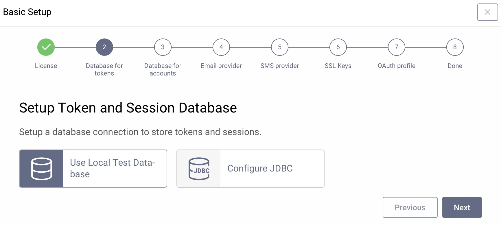 Database Setup