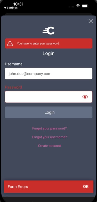 Dark Theme iOS