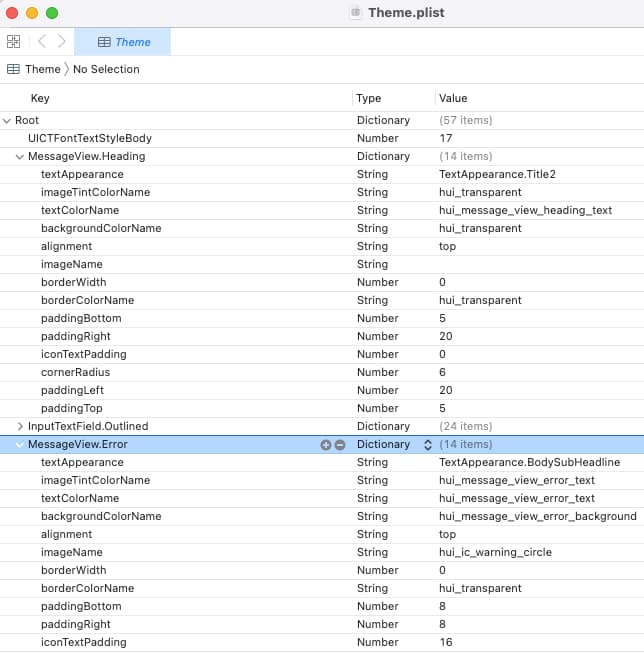 iOS Default Theme